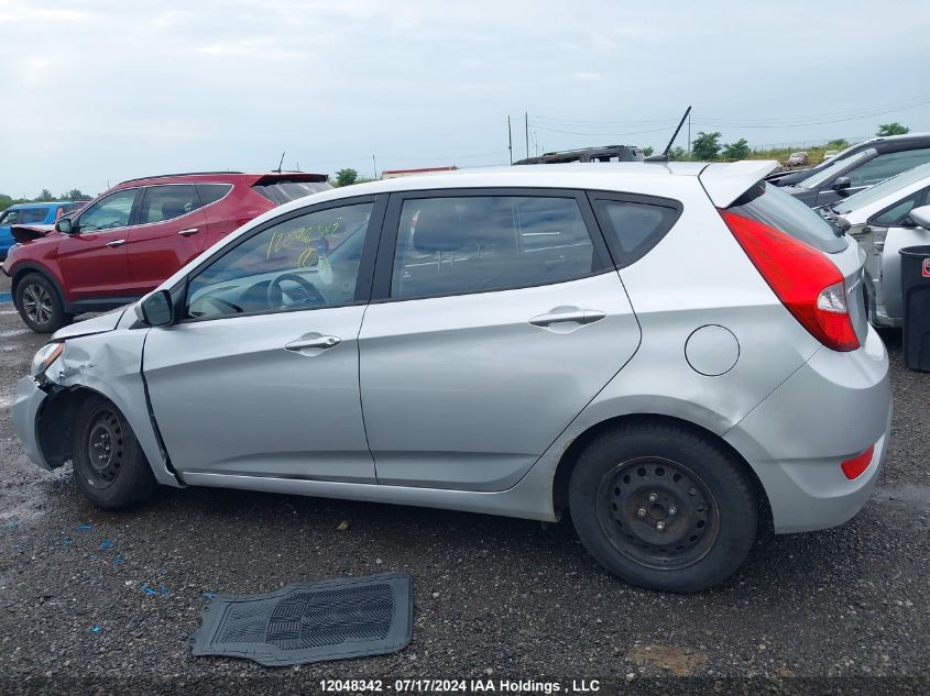 2013 Hyundai Accent Gl VIN: KMHCT5AE5DU084774 Lot: 12048342