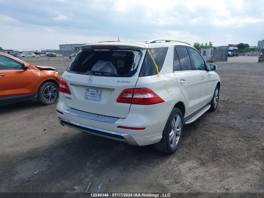 2014 Mercedes-Benz Ml-Class VIN: 4JGDA2EB3EA294463 Lot: 12048346