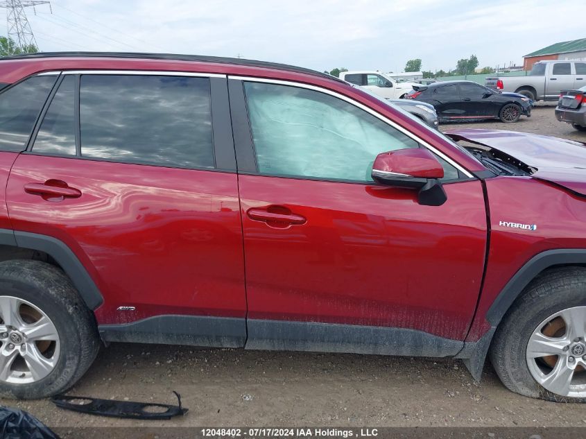 2021 Toyota Rav4 Hybrid Xle VIN: 2T3RWRFV9MW117249 Lot: 12048402