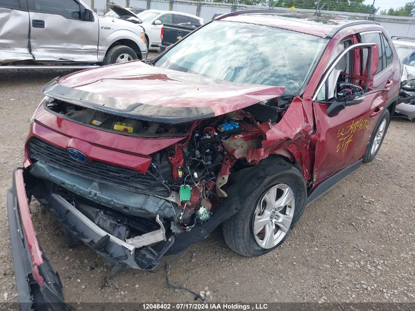 2021 Toyota Rav4 Hybrid Xle VIN: 2T3RWRFV9MW117249 Lot: 12048402