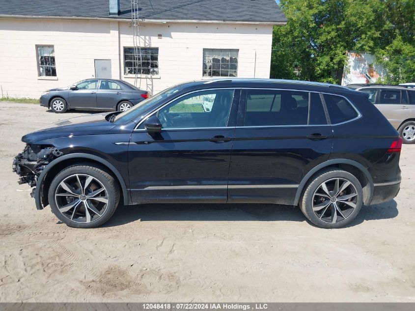 2022 Volkswagen Tiguan VIN: 3VV4B7AX0NM018973 Lot: 12048418