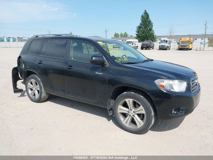 2009 Toyota Highlander Sport VIN: JTEES43A292144643 Lot: 12048424