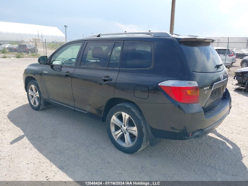 2009 Toyota Highlander Sport VIN: JTEES43A292144643 Lot: 12048424