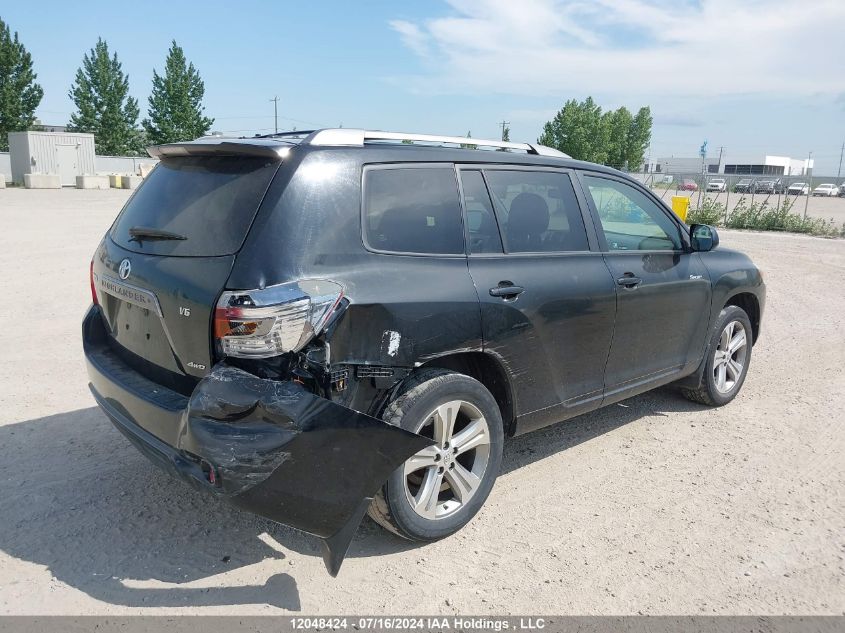 2009 Toyota Highlander Sport VIN: JTEES43A292144643 Lot: 12048424