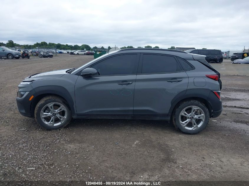 2022 Hyundai Kona VIN: KM8K22AB6NU917163 Lot: 12048455