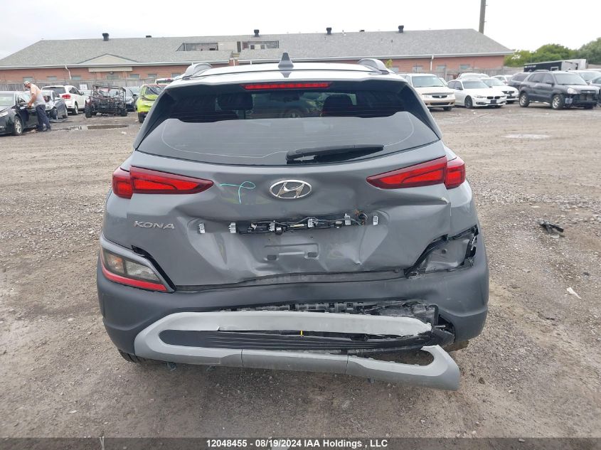 2022 Hyundai Kona VIN: KM8K22AB6NU917163 Lot: 12048455