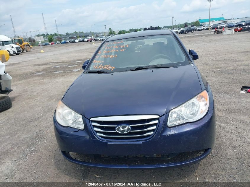 2010 Hyundai Elantra VIN: KMHDT4BDXAU120409 Lot: 12048457