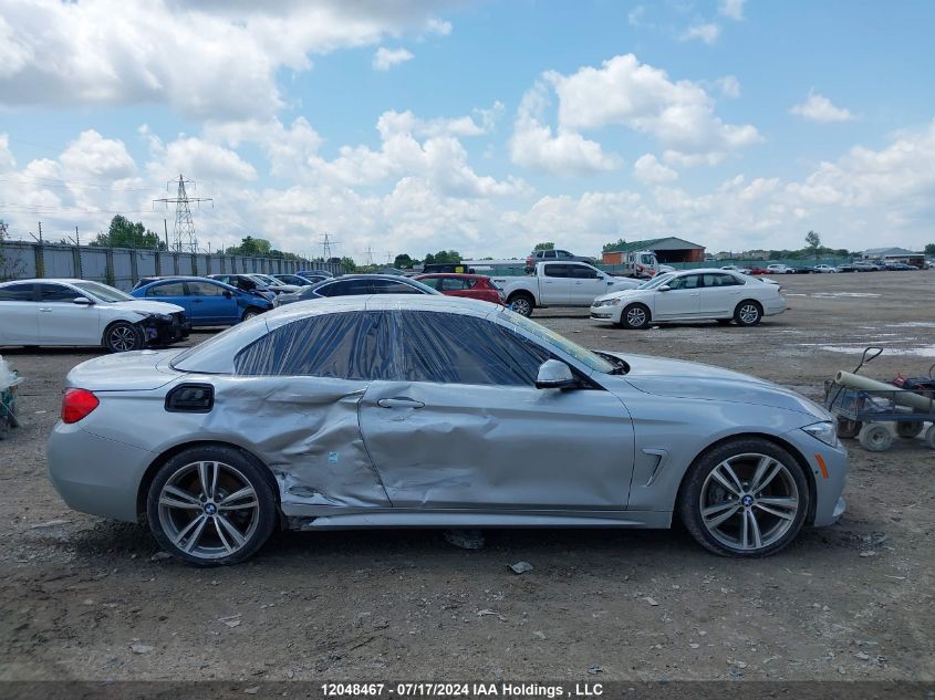 2016 BMW 4 Series VIN: WBA3T7C55G5A38678 Lot: 12048467