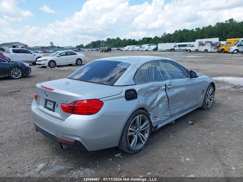 2016 BMW 4 Series VIN: WBA3T7C55G5A38678 Lot: 12048467