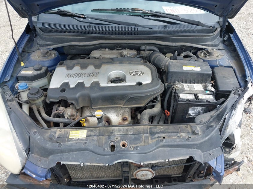 2007 Hyundai Accent VIN: KMHCN45C37U137411 Lot: 12048482