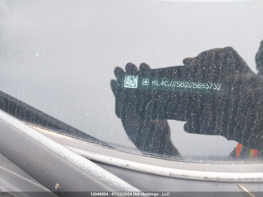 2016 Buick Encore VIN: KL4CJGSB2GB653732 Lot: 12048504