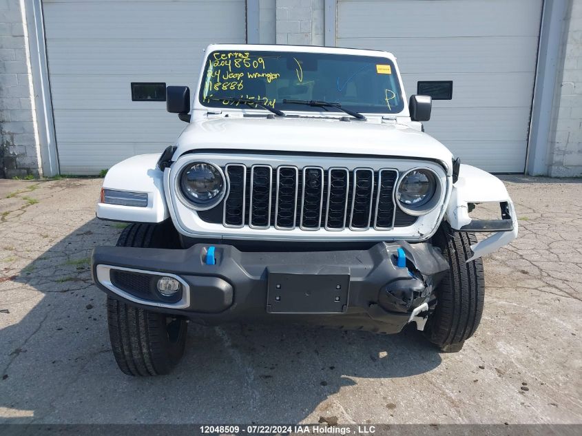 2024 Jeep Wrangler Sahara 4Xe VIN: 1C4RJXP67RW118886 Lot: 12048509