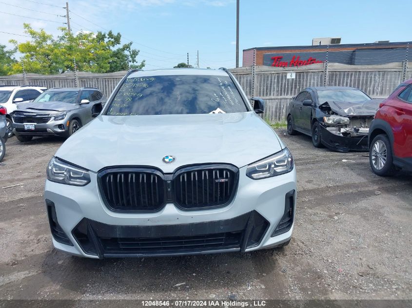 2022 BMW X3 VIN: 5UX83DP05N9K95444 Lot: 12048546