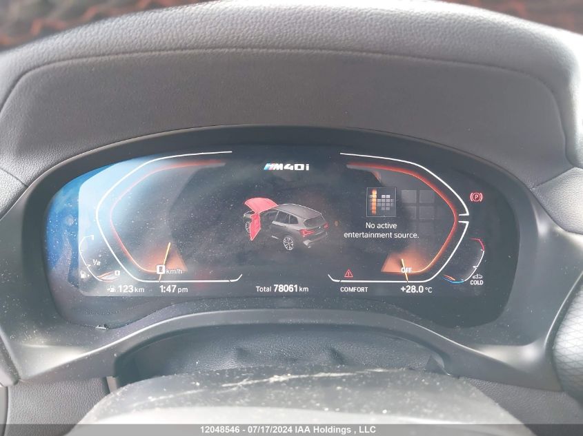 2022 BMW X3 VIN: 5UX83DP05N9K95444 Lot: 12048546