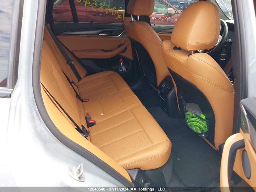 2022 BMW X3 VIN: 5UX83DP05N9K95444 Lot: 12048546