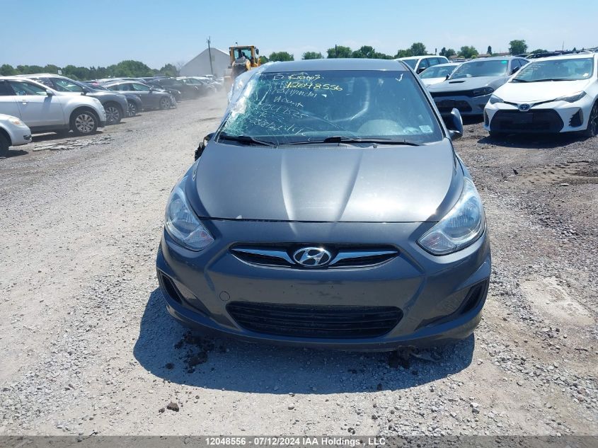 2012 Hyundai Accent Gl VIN: KMHCT5AEXCU047525 Lot: 12048556