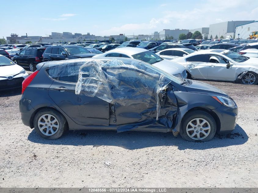 2012 Hyundai Accent Gl VIN: KMHCT5AEXCU047525 Lot: 12048556