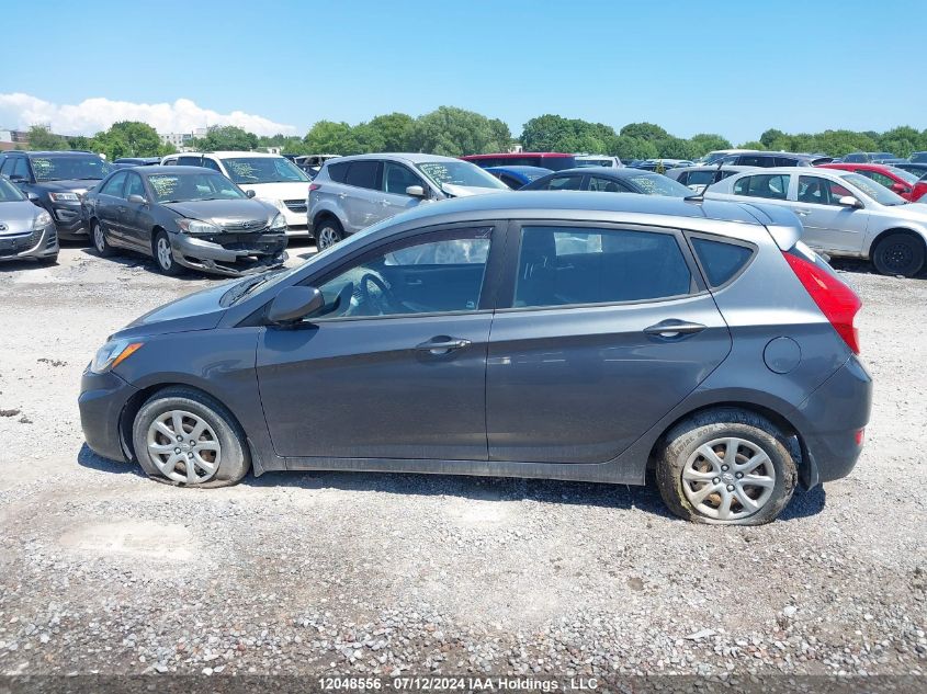 2012 Hyundai Accent Gl VIN: KMHCT5AEXCU047525 Lot: 12048556