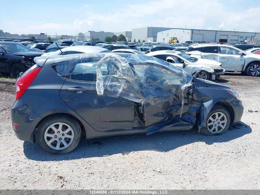 2012 Hyundai Accent Gl VIN: KMHCT5AEXCU047525 Lot: 12048556