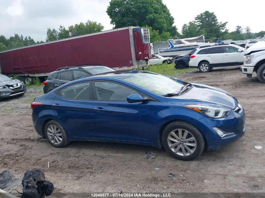 2016 Hyundai Elantra Sport Appearance VIN: KMHDH4AE6GU480040 Lot: 12048577