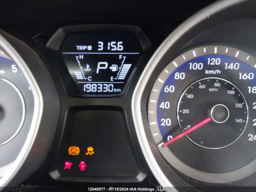 2016 Hyundai Elantra Sport Appearance VIN: KMHDH4AE6GU480040 Lot: 12048577