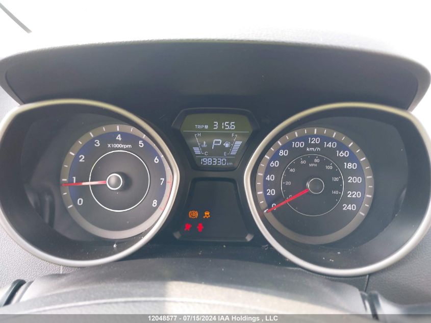 2016 Hyundai Elantra Sport Appearance VIN: KMHDH4AE6GU480040 Lot: 12048577