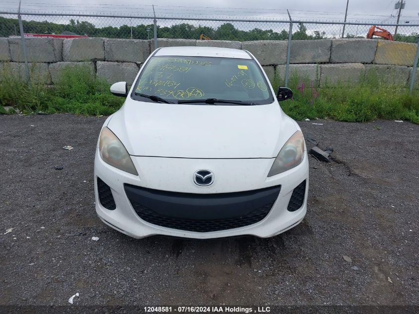 2012 Mazda 3 I VIN: JM1BL1V70C1592154 Lot: 12048581