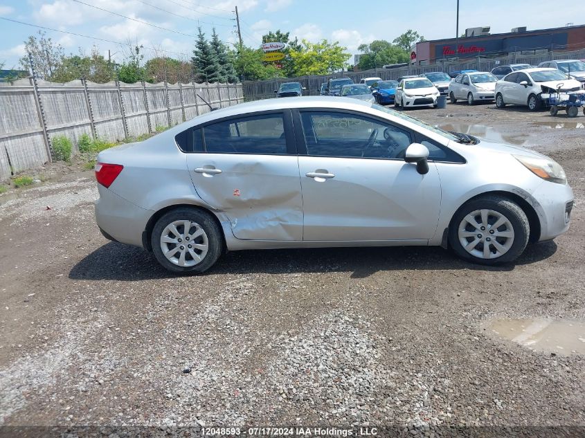 2013 Kia Rio Lx VIN: KNADM4A36D6103851 Lot: 12048593