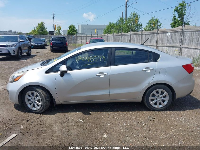 2013 Kia Rio Lx VIN: KNADM4A36D6103851 Lot: 12048593