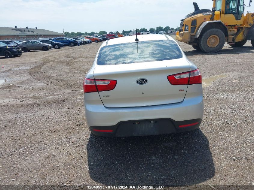 2013 Kia Rio Lx VIN: KNADM4A36D6103851 Lot: 12048593