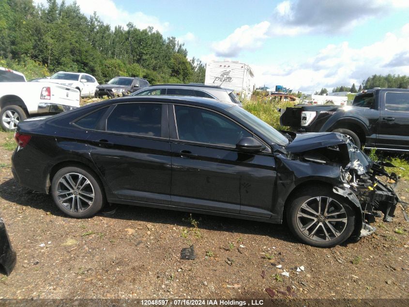 2022 Volkswagen Jetta VIN: 3VWSM7BU5NM015617 Lot: 12048597