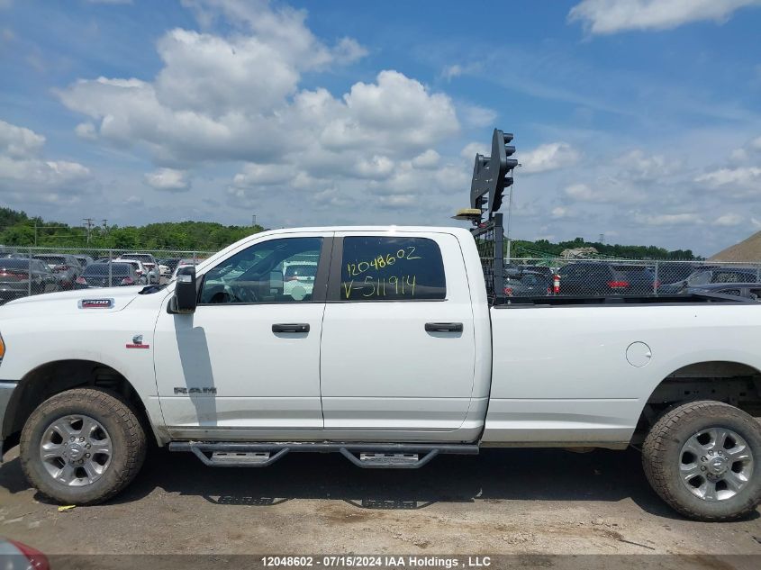 2023 Ram 2500 Big Horn VIN: 3C6UR5JL0PG511914 Lot: 12048602