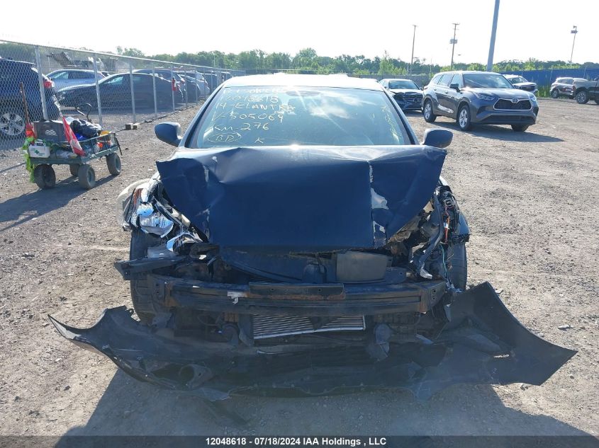 2014 Hyundai Elantra Se/Sport/Limited VIN: 5NPDH4AE9EH505069 Lot: 12048618