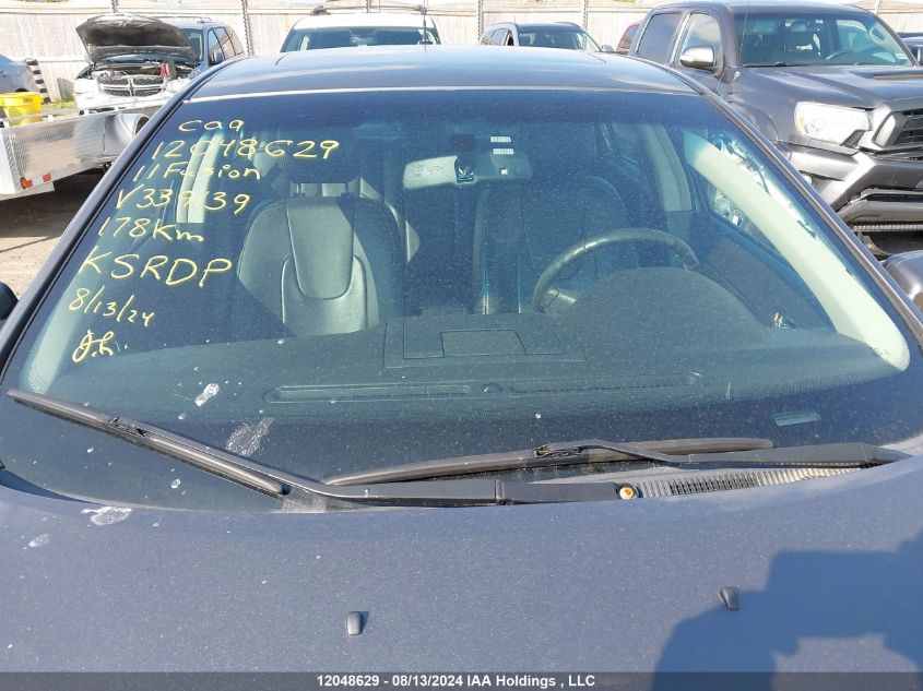 2011 Ford Fusion Sel VIN: 3FAHP0CG3BR339139 Lot: 12048629