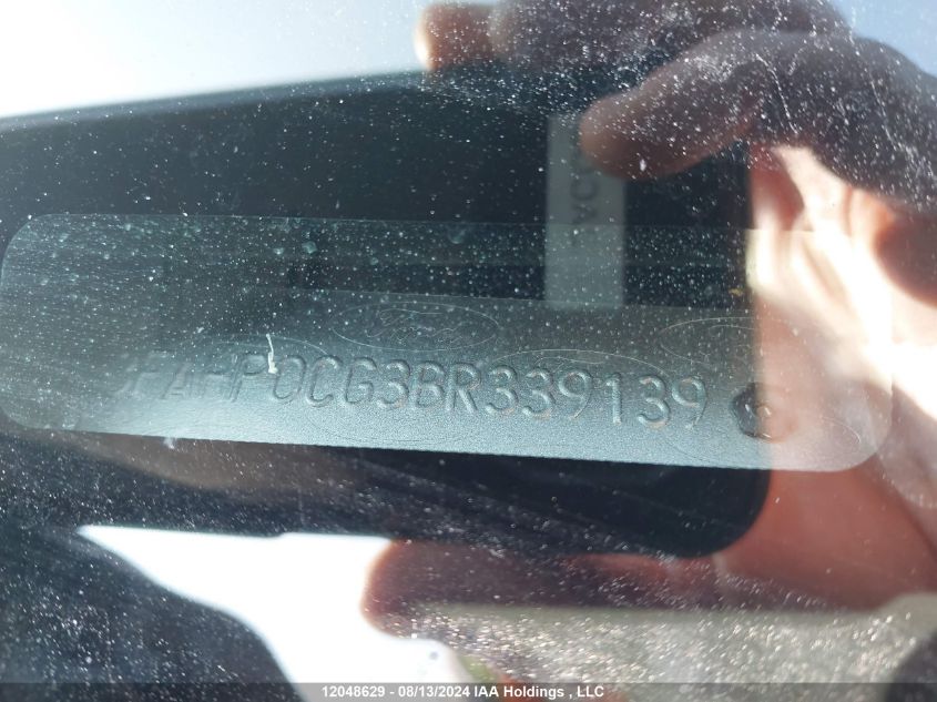 2011 Ford Fusion Sel VIN: 3FAHP0CG3BR339139 Lot: 12048629