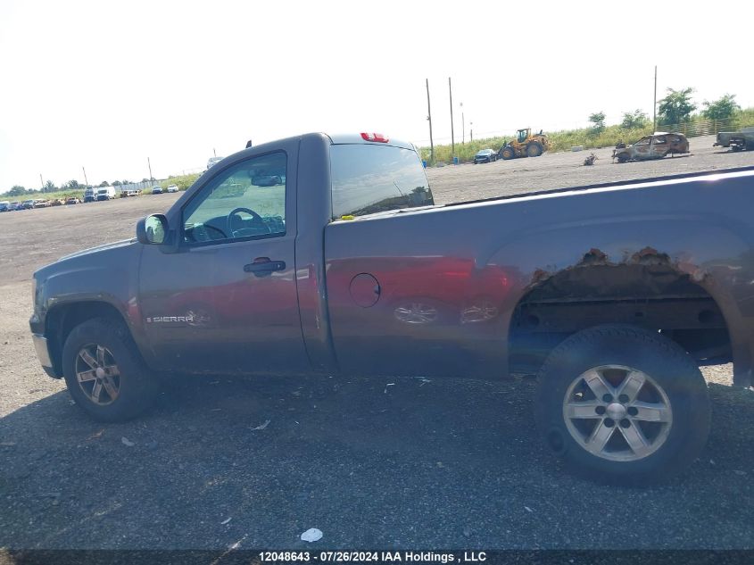 2007 GMC Sierra 1500 VIN: 1GTEC14C77Z601029 Lot: 12048643