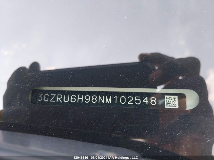 2022 Honda Hr-V VIN: 3CZRU6H98NM102548 Lot: 12048646