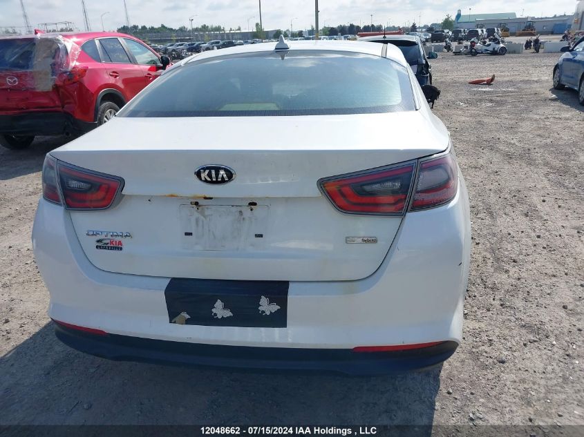 2014 Kia Optima Hybrid VIN: KNAGM4AD9E5069532 Lot: 12048662