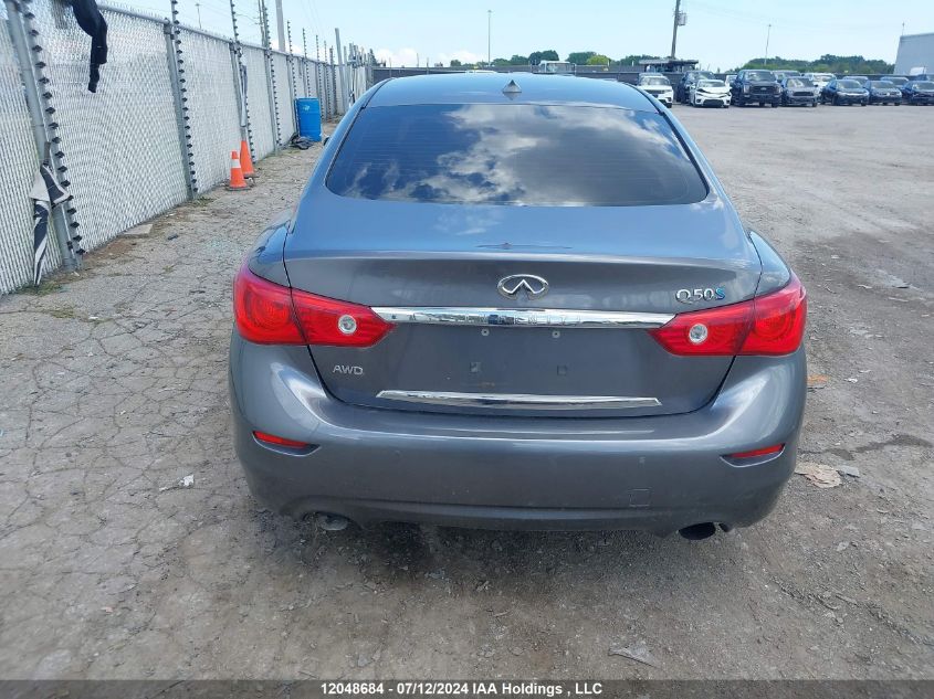 2014 Infiniti Q50 VIN: JN1AV7AR5EM701776 Lot: 12048684