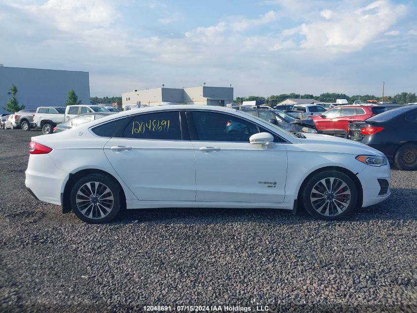 2019 Ford Fusion Sel VIN: 3FA6P0MU4KR155145 Lot: 12048691