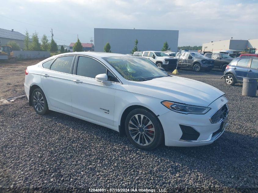 2019 Ford Fusion Sel VIN: 3FA6P0MU4KR155145 Lot: 12048691