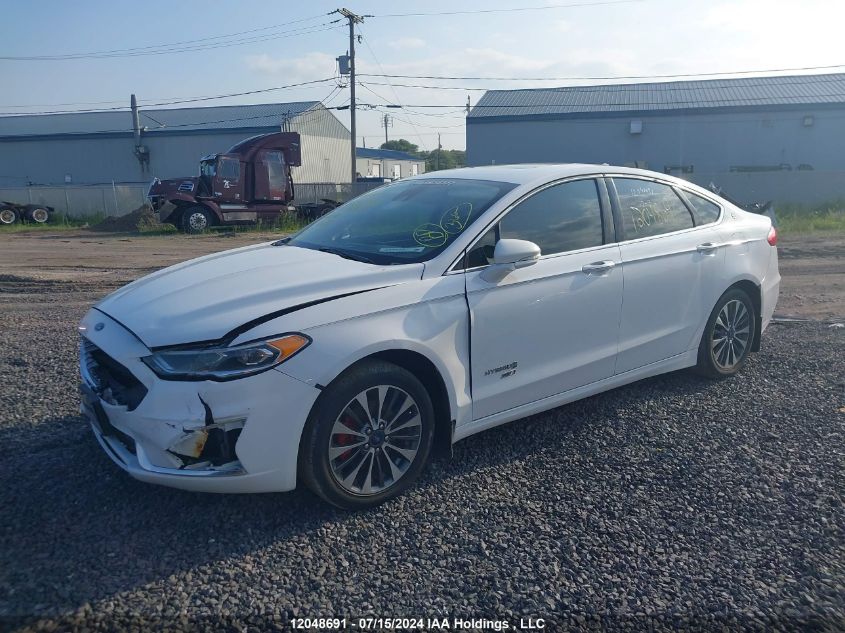 2019 Ford Fusion Sel VIN: 3FA6P0MU4KR155145 Lot: 12048691