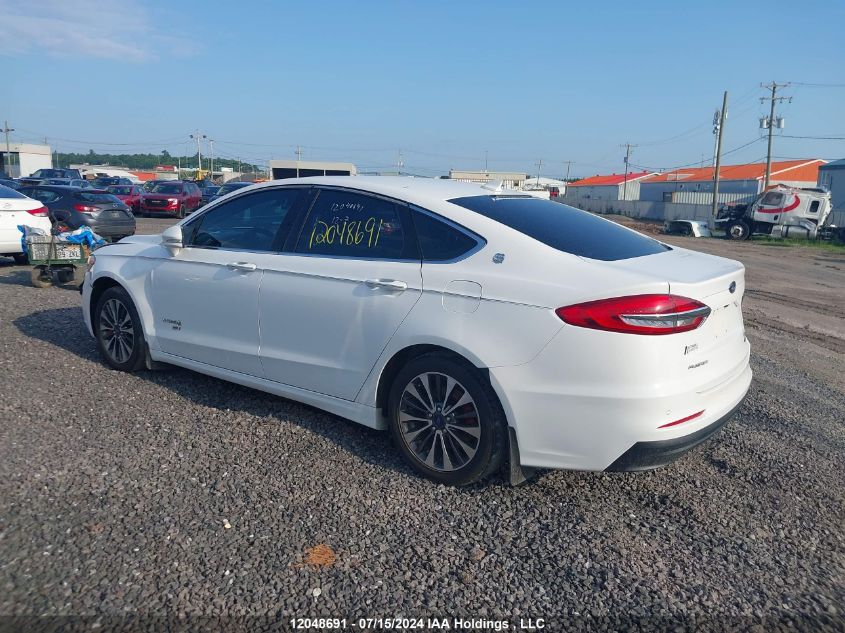 2019 Ford Fusion Sel VIN: 3FA6P0MU4KR155145 Lot: 12048691