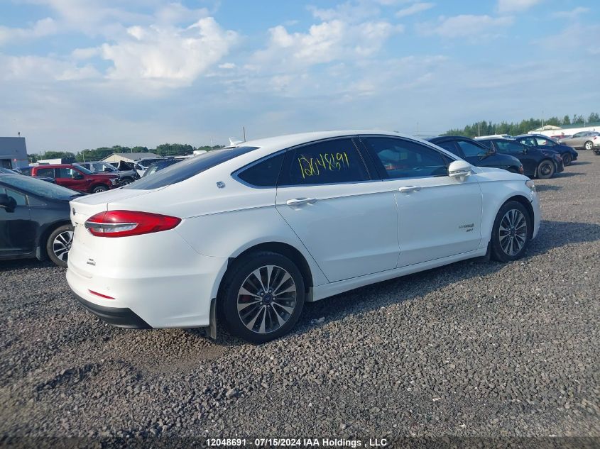 2019 Ford Fusion Sel VIN: 3FA6P0MU4KR155145 Lot: 12048691