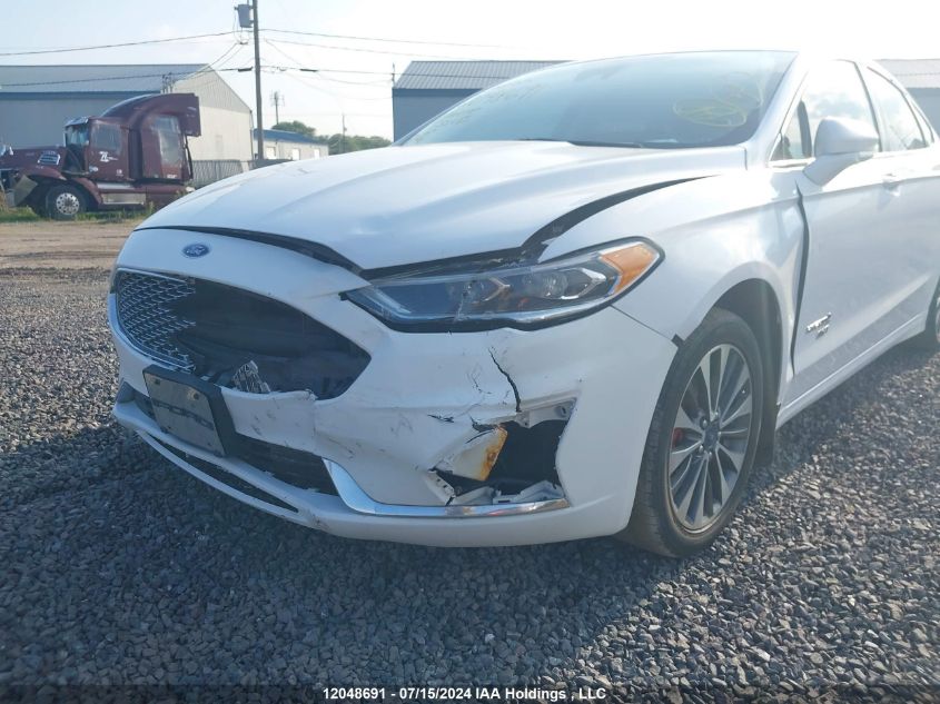 2019 Ford Fusion Sel VIN: 3FA6P0MU4KR155145 Lot: 12048691