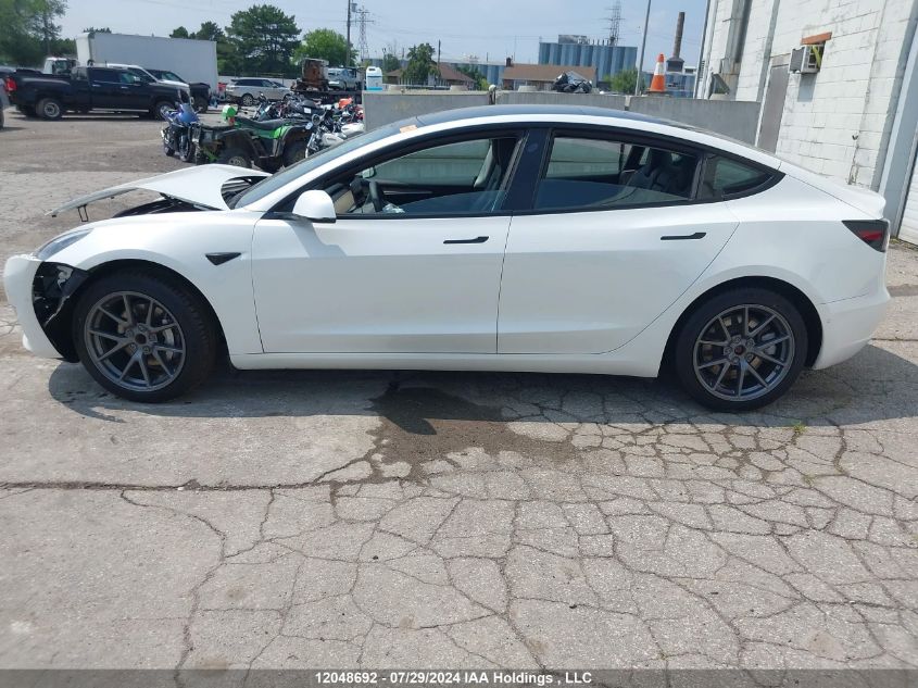 2021 Tesla Model 3 VIN: 5YJ3E1EA2MF053215 Lot: 12048692