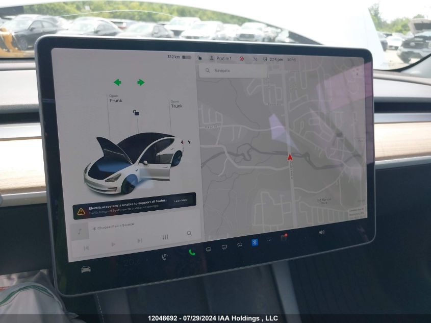 2021 Tesla Model 3 VIN: 5YJ3E1EA2MF053215 Lot: 12048692