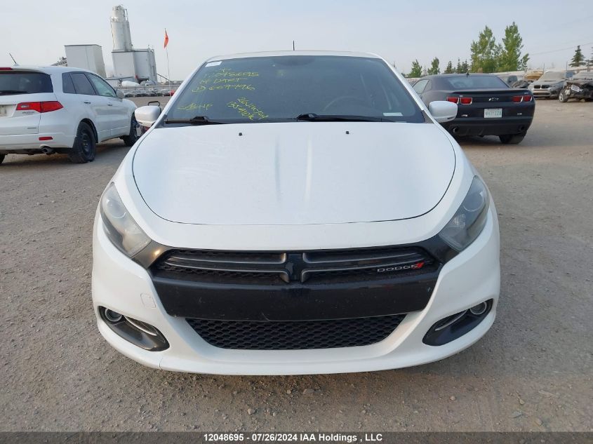 2014 Dodge Dart Gt VIN: 1C3CDFEB8ED667496 Lot: 12048695