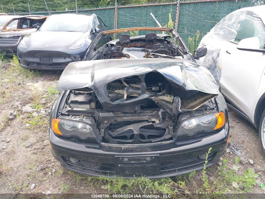 2001 BMW 3 Series 325Ci VIN: WBABS33441JY41654 Lot: 12048706