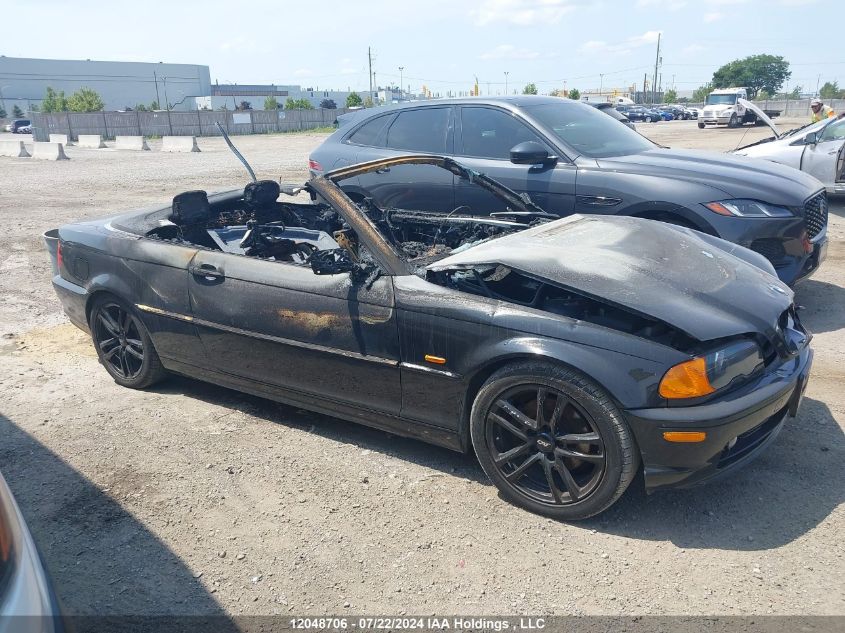 2001 BMW 3 Series 325Ci VIN: WBABS33441JY41654 Lot: 12048706